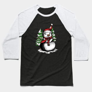 Snowman Baseball T-Shirt